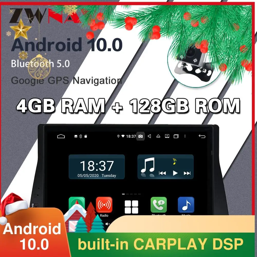 

CARPLAY 4G 128G For Honda Spirior Accord 8 2009-2013 Android 10 Octa Core Car Multimedia Player Stereo Radio