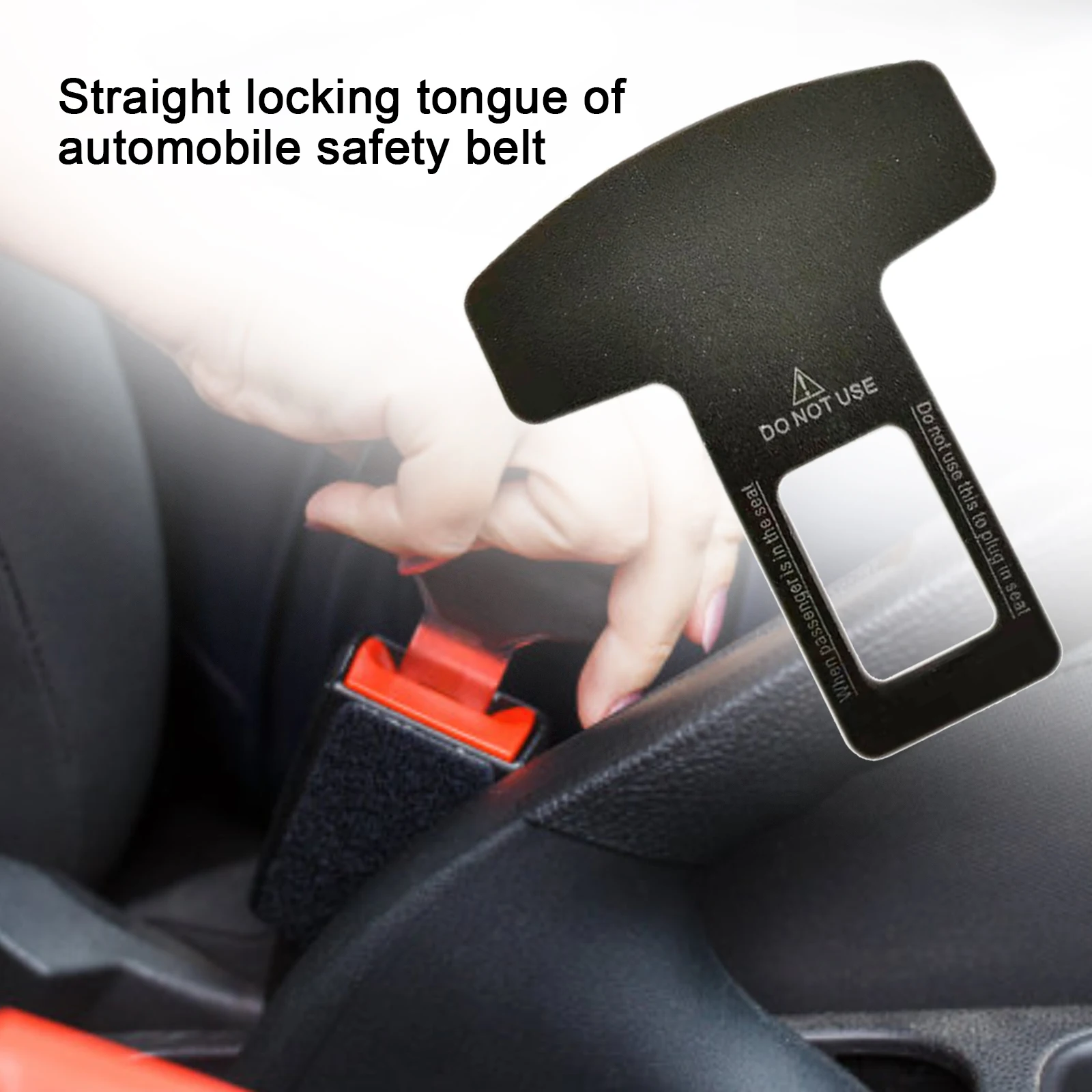 

Universal Car Accessories Safety Seat Belt Buckle Alarm Stopper Eliminator Clip Auto parts Automobiles Interior Accessories New
