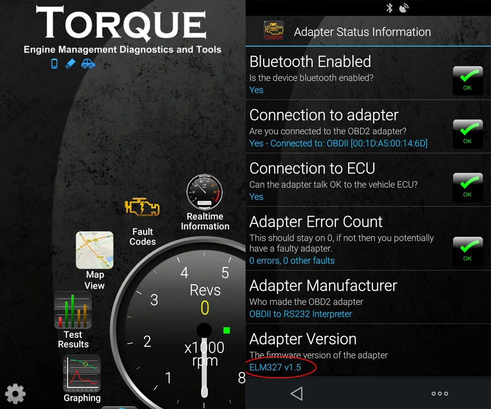 ELM 327 v1.5 для чипа Android PIC18F25K80 Bluetooth 2 0 OBD2 автомобильный диагностический инструмент