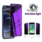 Защитное стекло с защитой от синего света для IPhone 11 12 Pro Max X XR XS Max 6 6S 7 8 Plus