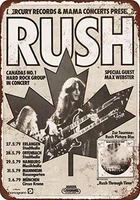 unoopler 1979 rush in germany vintage look reproduction metal tin sign 8x12 inches