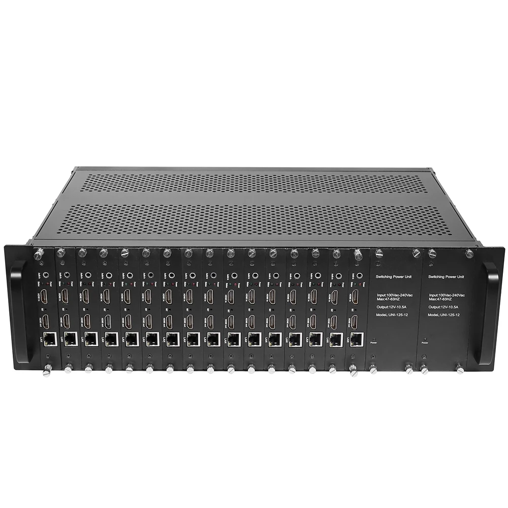 MPEG4 3U 16 каналов HDMI + MIC к IP датчику потока в реальном времени H.264 1 RTMP видео