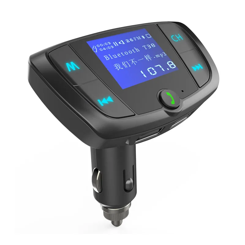 Автомобильный комплект jajabor с Bluetooth Hands Free, fm-передатчик, fm-модулятор, автомобильное зарядное устройство, поддержка TF карты/U диск воспроизведения