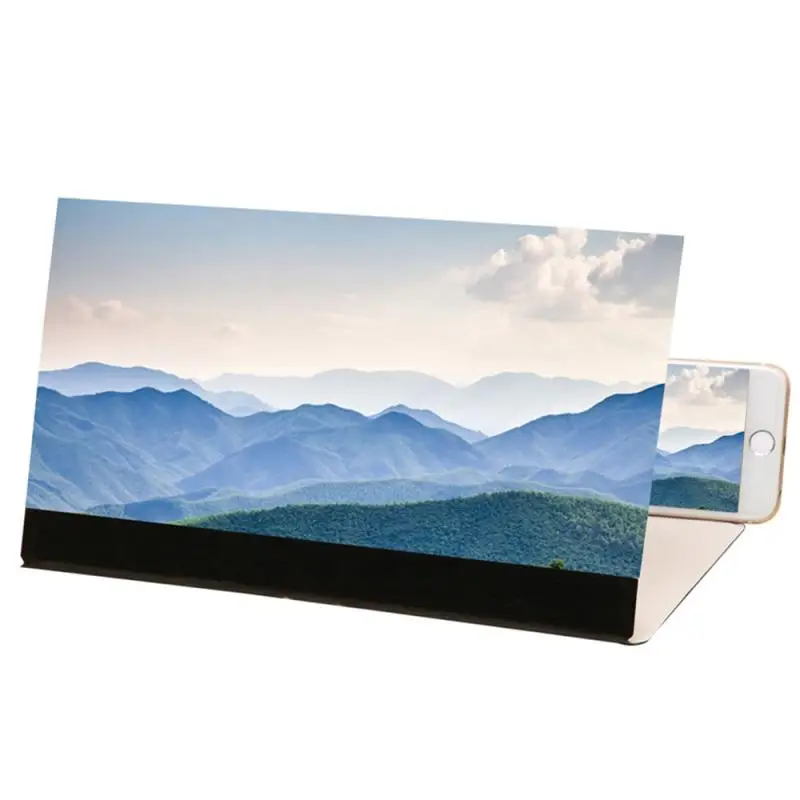 Складной мобильный увеличитель для экрана телефона 3D увеличение видео стекло