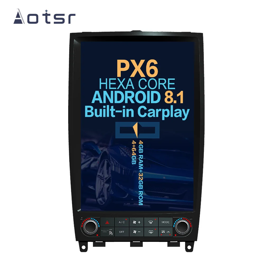 Aotsr Tesla10.4 &quotвертикальный экран Android 8 1 автомобильный DVD мультимедийный плеер gps