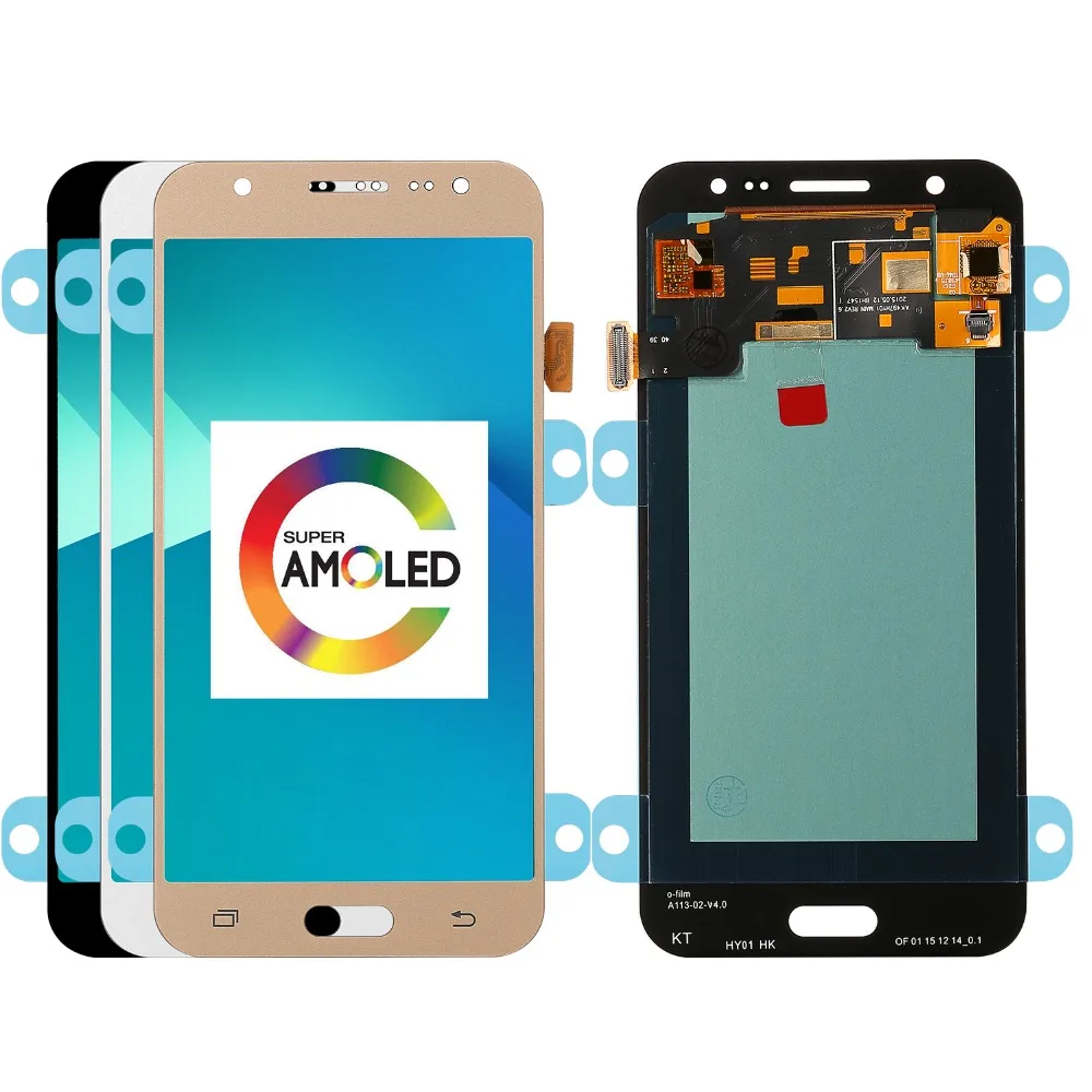 5,0 дюймов Super Amoled для samsung Galaxy J5 lcd J500 SM-J500F J500FN J500H ЖК-дисплей с кодирующий преобразователь сенсорного экрана в сборе