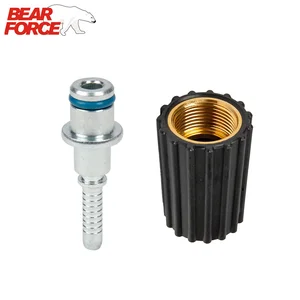 Фитинги для шланга мойки высокого давления DN6, диаметр 14 мм, кольцевая гайка, M22, для очистки автомобиля