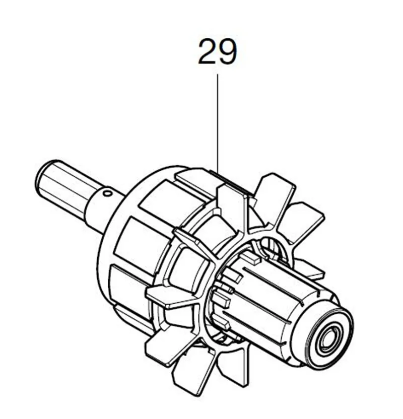 AC220-240V MAKITA 619328-1 якорь роторного двигателя для ротора BTW074 BTW073 BTD064 BTD063 | Инструменты