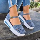 Летние плоские сандалии с отверстиями для женщин, информационные туфли с отверстиями, модные, 2021