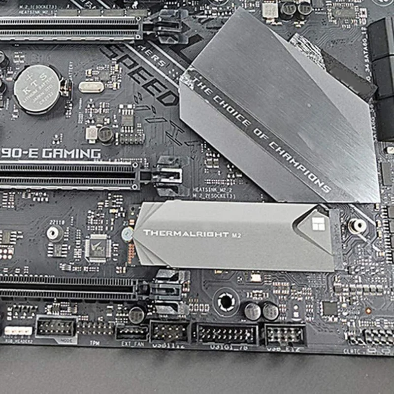 M.2 Радиатор Охладитель NVMe 2280 SSD алюминиевые радиаторы с силиконовой тепловой
