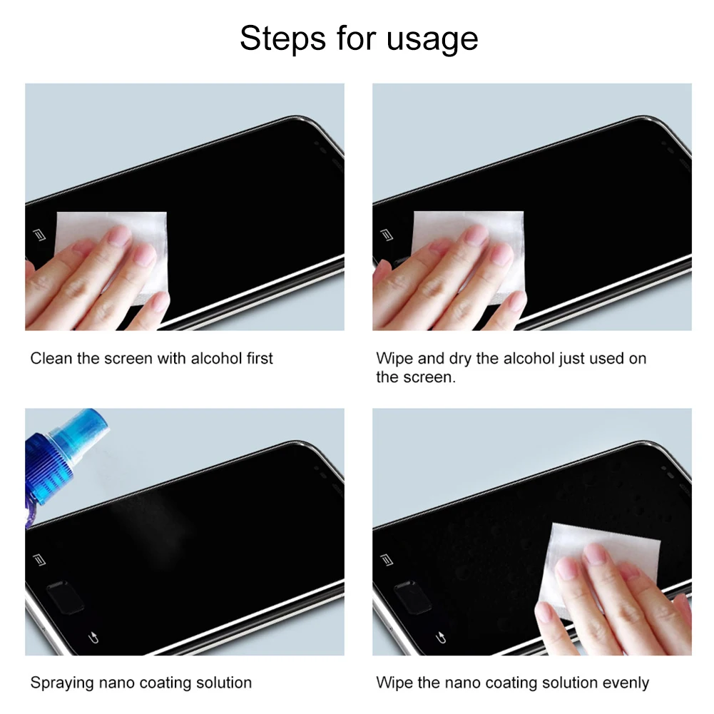 nano liquid glass screen protector for all smartphones tablets watches glasses cameras nd998 free global shipping