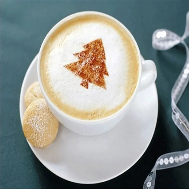 

16pc Fancy Coffee Printing Template Kitchen Accessories Kitchen Tools Kitchenware Coffee Spray Template Kitchen Gadgets