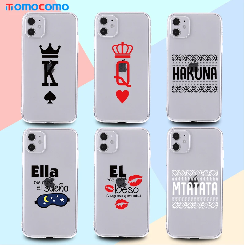 

Funny Mustache Poker Soft TPU Clear Phone Case For iPhone 11 12 Pro Max Mini X XS XR 7 8P Transparent Shockproof Back Cover