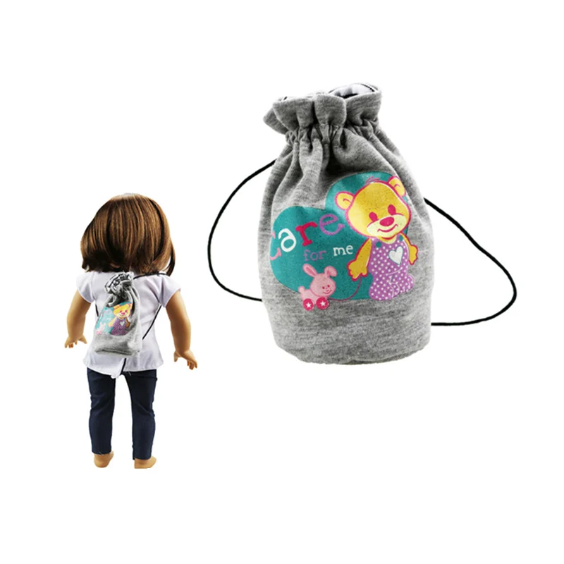 Милая Мини сумка/рюкзак для куклы 18/16 дюймов аксессуары моего маленького ребенка