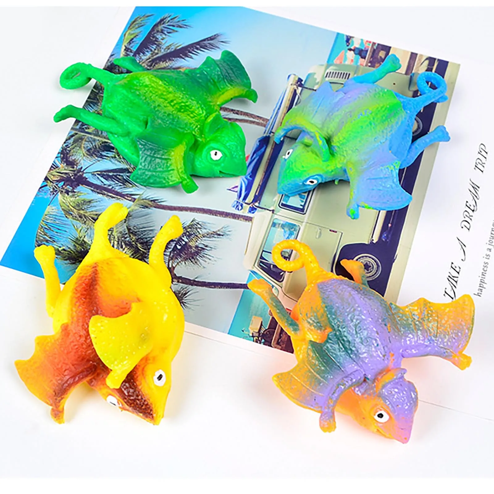 

12PCS Fidget Toys Outdoor Entertainment Simulation Dinosaur Balloon Can Inflate Funny Things Stress Relief Toys Game Brinquedos