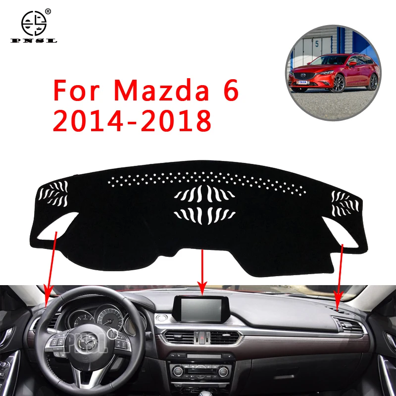 PNSL коврик для приборной панели автомобиля Mazda 6 2014-2018 защита от солнца