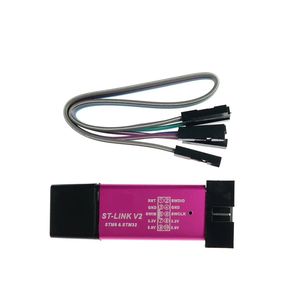 Программатор KJ268 Stlink ST-Link V2 Mini STM8 STM32 программатор для загрузки с крышкой 1 шт. |