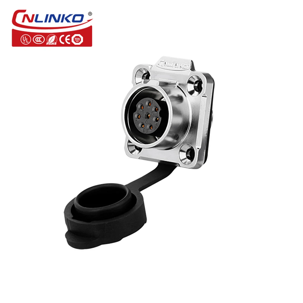 IP67 промышленный индивидуальный длинный черный Электрический штекер гнездо