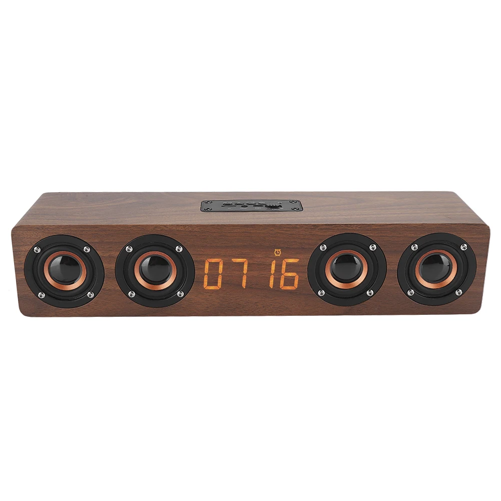 Altavoz bluetooth W8C высокое качество твердая деревянная полоса Bluetooth динамик