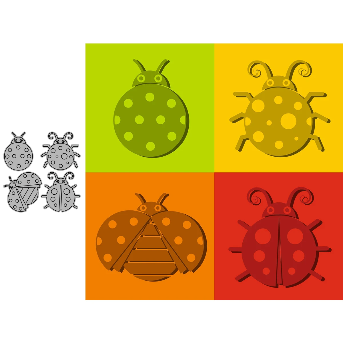 

Beetle Spring Set Scrapbooking Paper Die Cut Stencils Metal Craft Cutting Dies Embossing For Crads Making 2021