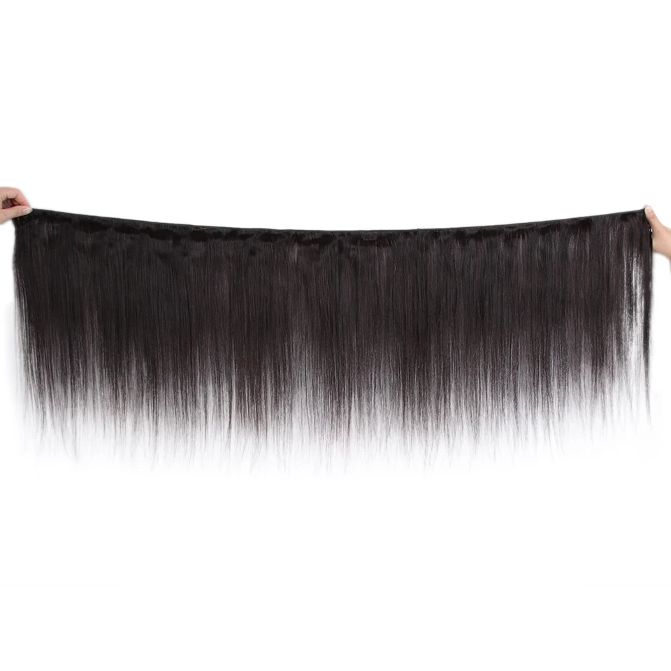 Remy Forte для Южной Африки прямые волосы 3 пучка с закрытием бразильские плетение