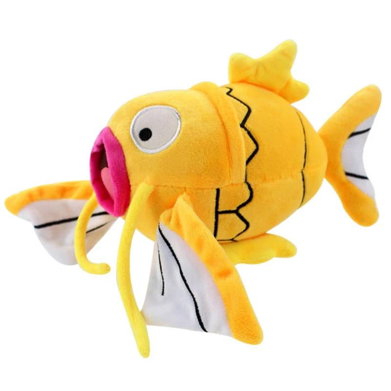 20cm Magikarp 12-20 см аниме утопленные Zubat белки Psyduck Togepi Poliwag Magikarp Ekans Pangoro Lugia погремушки Плюшевые игрушки куклы Подарки для детей - Цвет: 20cm Magikarp