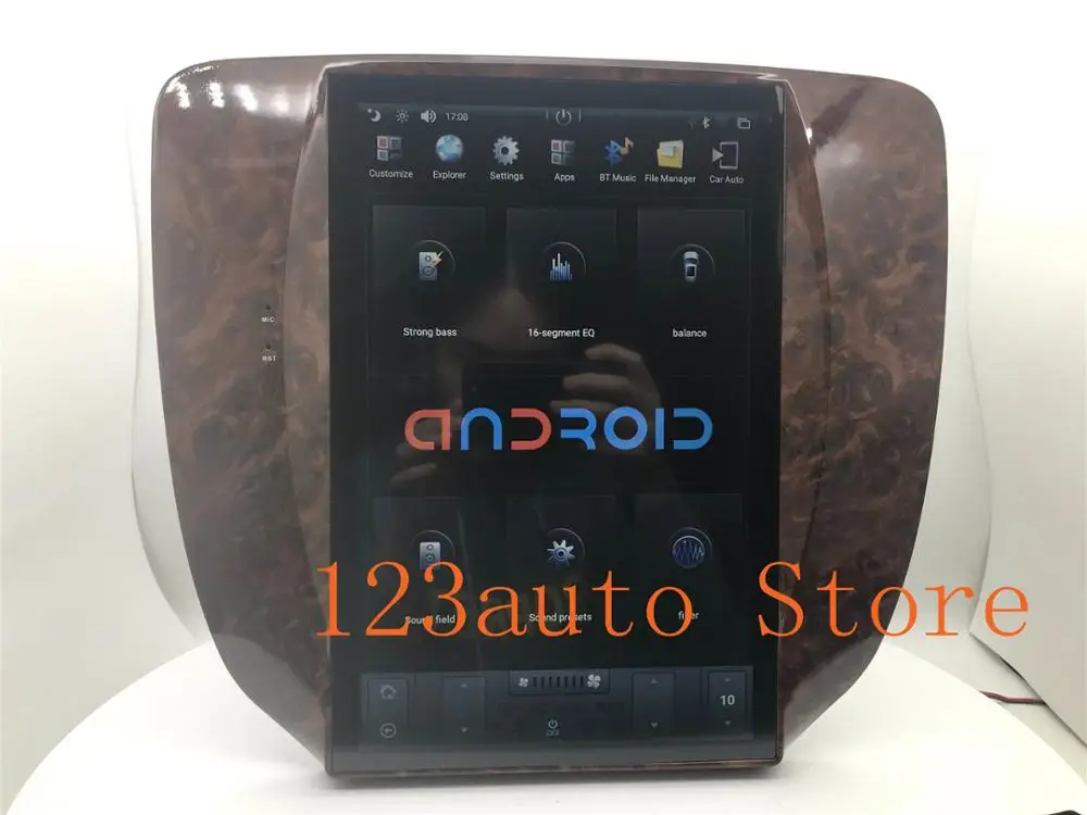 12 1 ''вертикальный экран Tesla Style Android 9 0 автомобильный DVD GPS навигатор плеер для