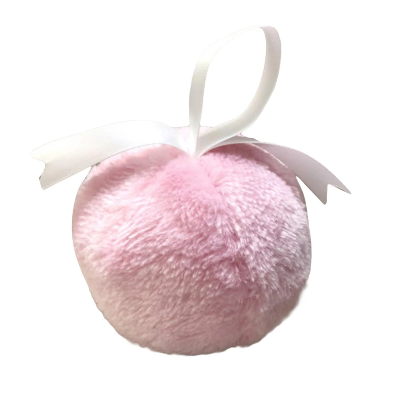 Лидер продаж блестящий медовый порошок плюшевый шар мягкая удобная портативная