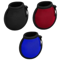 portable golf ball washer cleaner pouch bag with clip hook belt waterproof washer pocket for outdoor golf ball accessorie