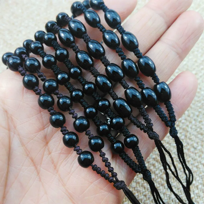 2 шт. ручной вязки ожерелье шнур из шелковой нити для кулона-счастливая круглая