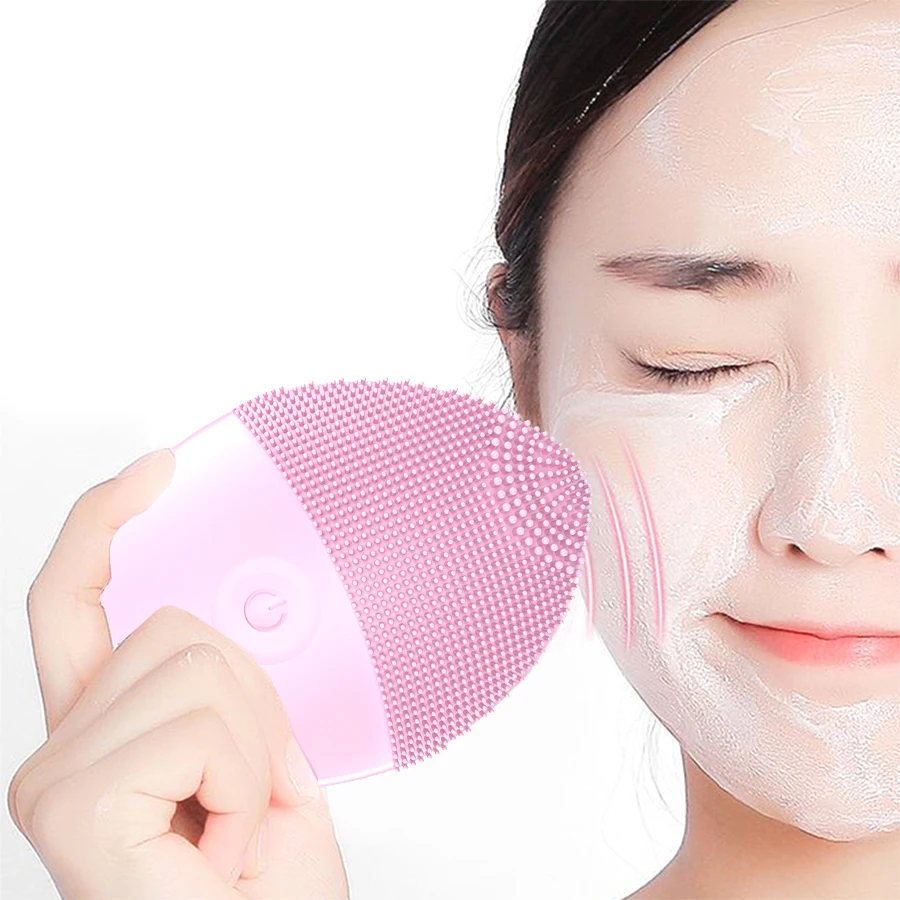 

Silicone Face Cleansing Brush Electric Face Cleanser Electric Facial Cleanser Cleansing Skin Deep Washing Massage Brush