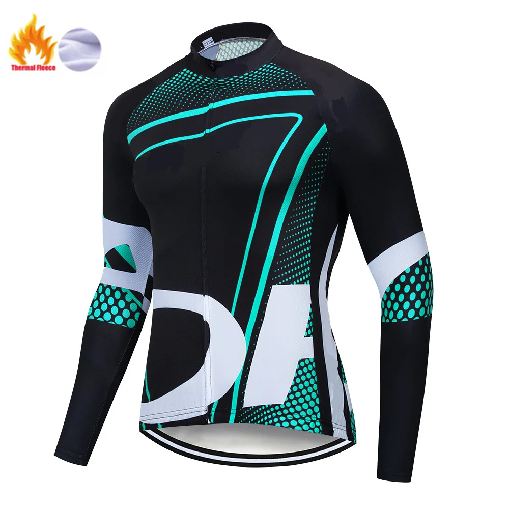 Winter jersey Велосипедная одежда для мужчин зима Синий pro велосипедная майка комплект велосипедных брюк мужские Ropa Ciclismo термальная флисовая велосипедная одежда для мужчин - Цвет: Winter jersey
