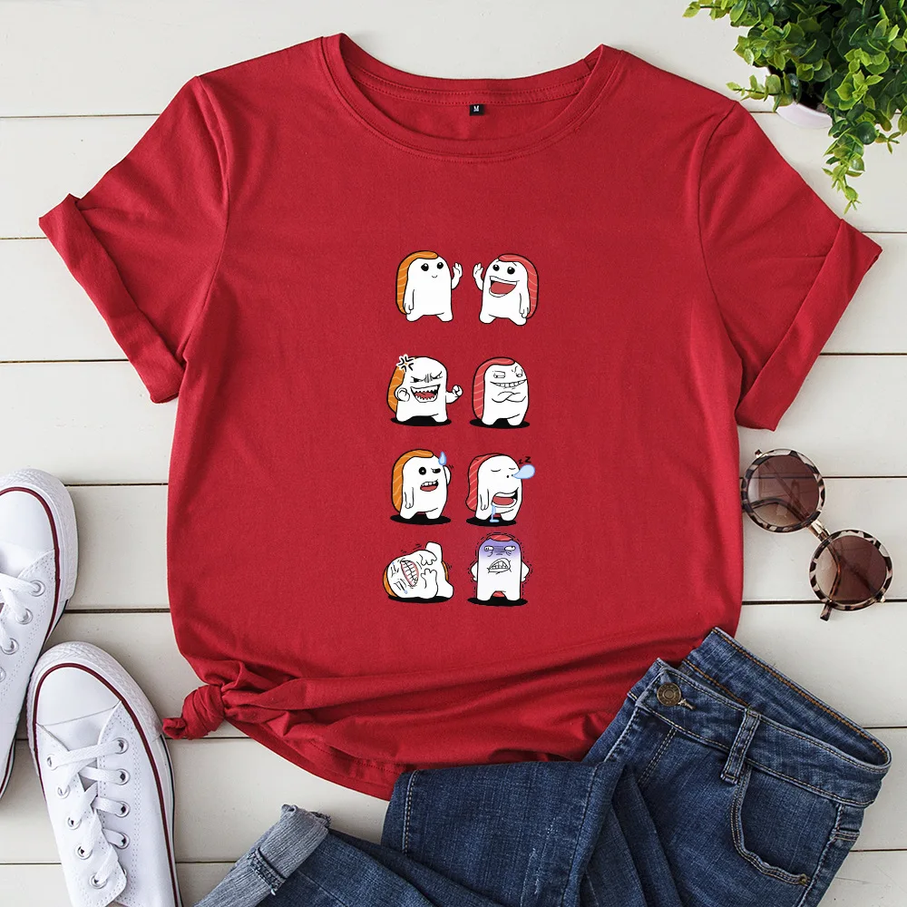 2019 летняя новая футболка женская Повседневная Удобная с коротким рукавом