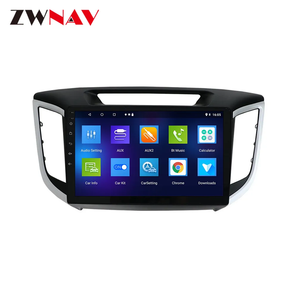 10," PX6 Android 9 8 ядерный 4+ 64 ГБ Автомобильный без dvd-плеера gps-навигация для hyundai Creta ix25- Автомагнитола