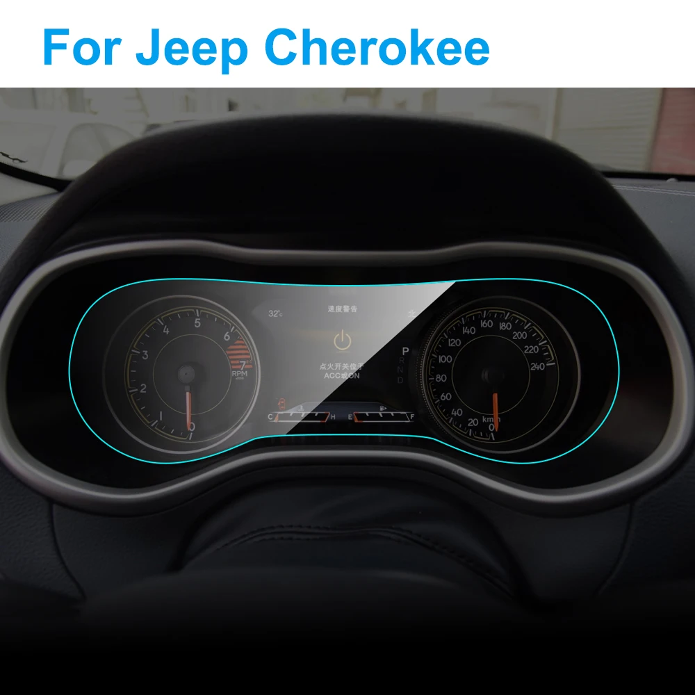 Защитная пленка для экрана приборной панели автомобиля из ТПУ Jeep Cherokee 2014 19| |