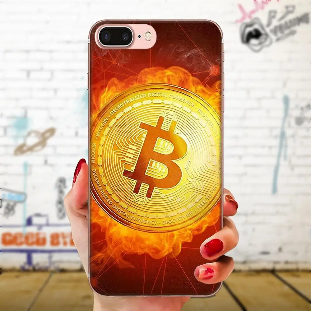 Soft Phone Cases Bitcoin Gold For Xiaomi Redmi Mi 4 7A 9T K20 CC9 CC9e Note 7 9 Y3 SE Pro Prime Go Play | Мобильные телефоны и