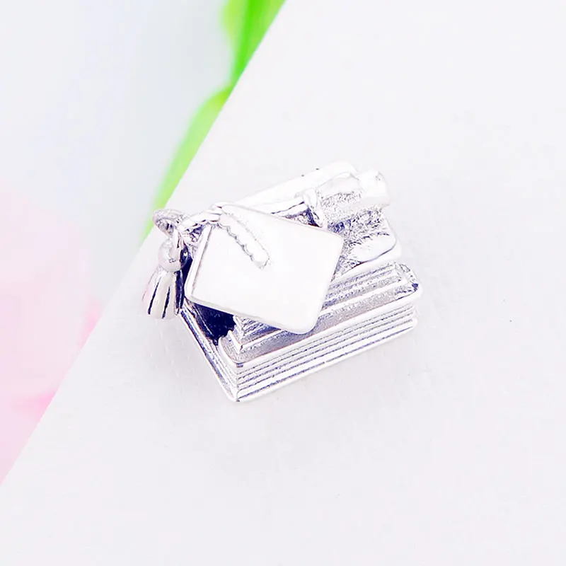 Книга для выпускного из серебра 2020 пробы бусина шляпы мотарда подходящая под