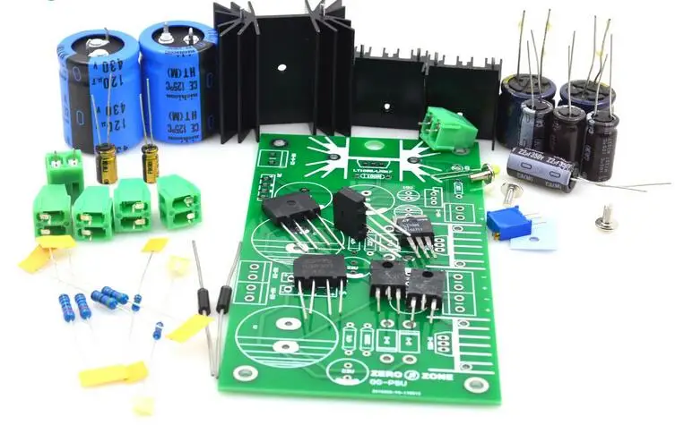 Dual High Voltage Regulator Power Supply board DC Filament PSU PCB / kit fr GG Tube Preamp | Home Theater Amplifiers