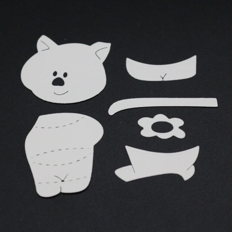 YINISE удар свинья скрапбукинга заготовки из металла режущие штампы для трафареты