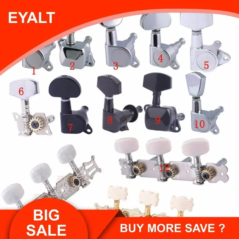 6 шт./комплект колышки для электрической гитары 3R 3L|Детали и аксессуары гитар| |