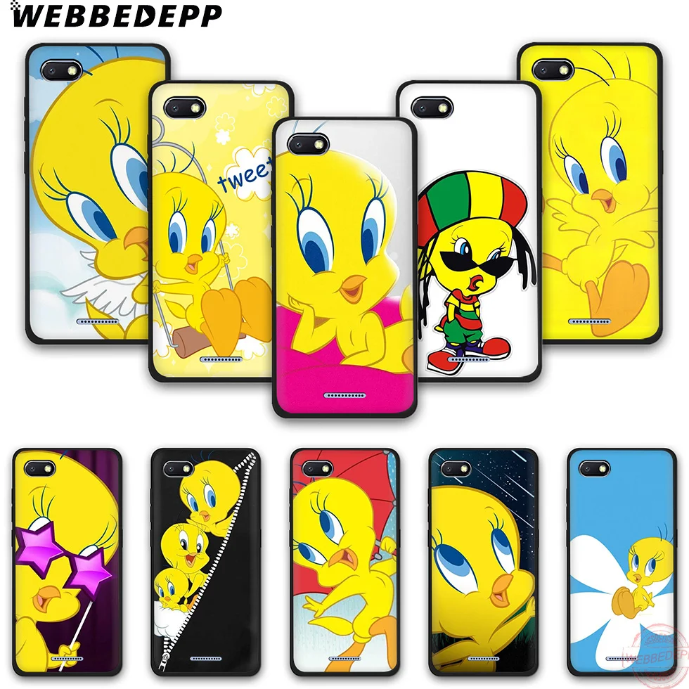 WEBBEDEPP морском стиле с надписью Tweety жёлтая птица модные чехлы для мобильного