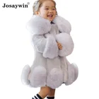 Парка детская, из искусственного меха, для девочек, зимняя, вечерние Кая