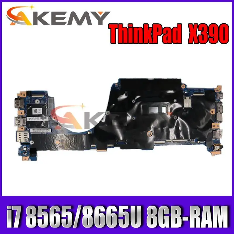 

For Lenovo ThinkPad X390 Yoga laptop motherboard 18729-1 448.0G105.0011 with i7 8565/8665U CPU 8GB-RAM tested 100% working