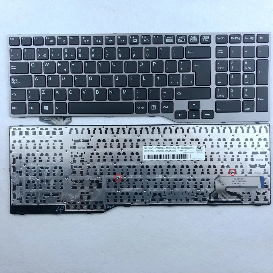 Испанская клавиатура для ноутбука Fujistu Цельсия H730 H760 H770 серии SP | Компьютеры и