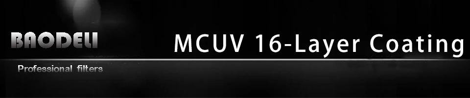 BAODELI 16 Слои покрытием MC УФ-фильтр 49 52 55 58 62 67 72 77 82 мм для Canon 77d T6 Eos 400 450 2000 d Nikon sony аксессуары