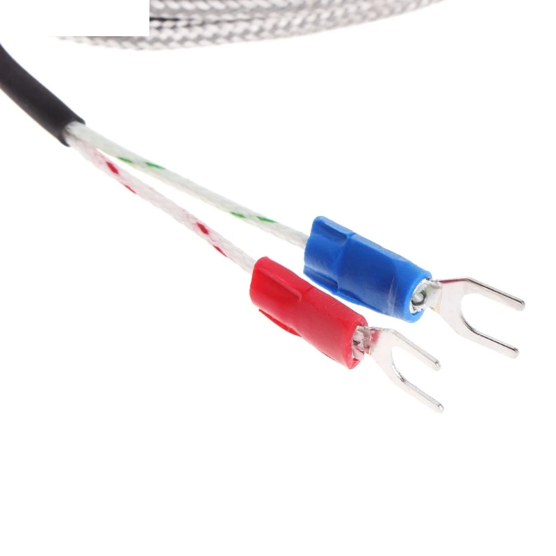 Термопара типа зонда K датчик температуры 2 м проводной провод 0 ~ 500 °C для