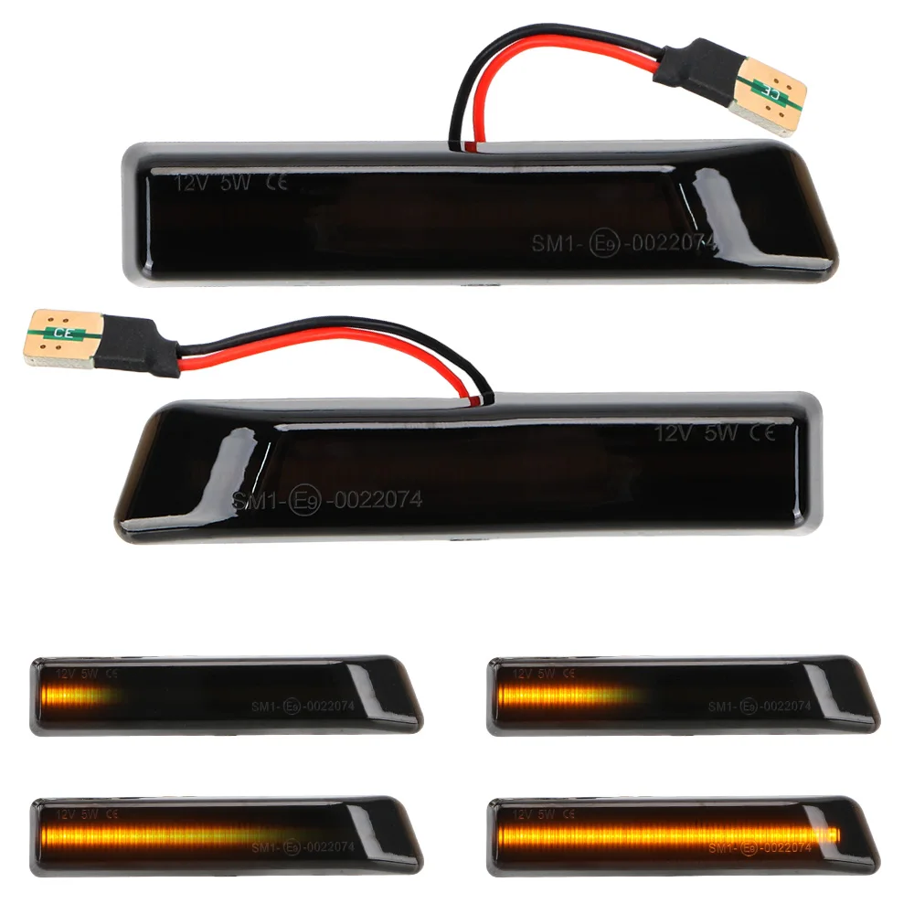 

Dynamic LED Side Marker Light Flowing Water Car Indicator for BMW 3 Series E36 Turn Signal Lights Blinker Lamp Error Free