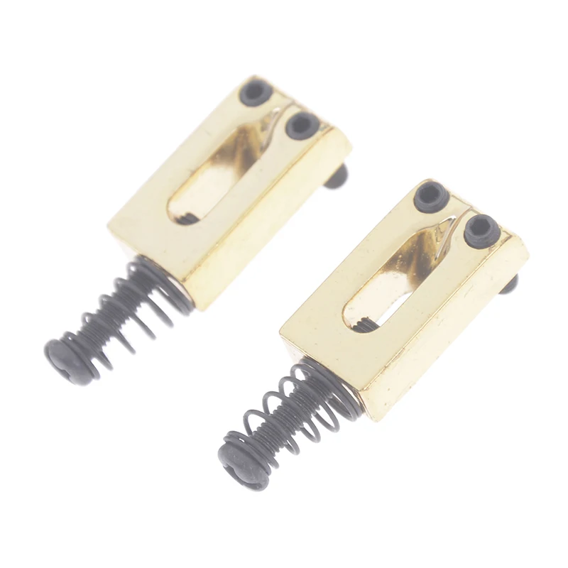2 stücke elektrische gitarre teil sättel chrome tremolo brücke sättel ersatz teile für elektrische gitarre frühling schr