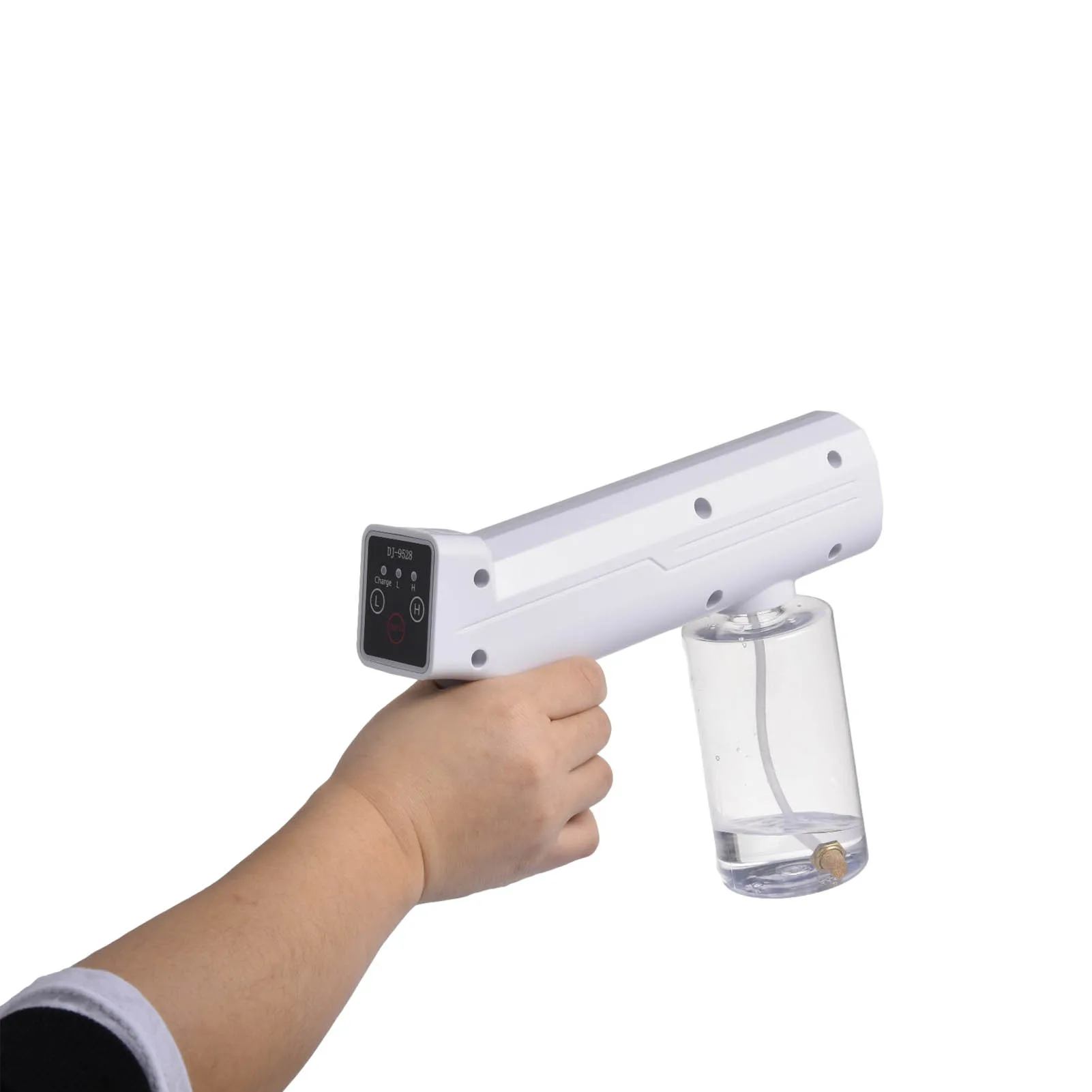 

New Handheld Steam Sprayer Blue Light Nano Disinfection Gun Wireless Charging 300ml Nano Atomization Disinfection Spray Gun