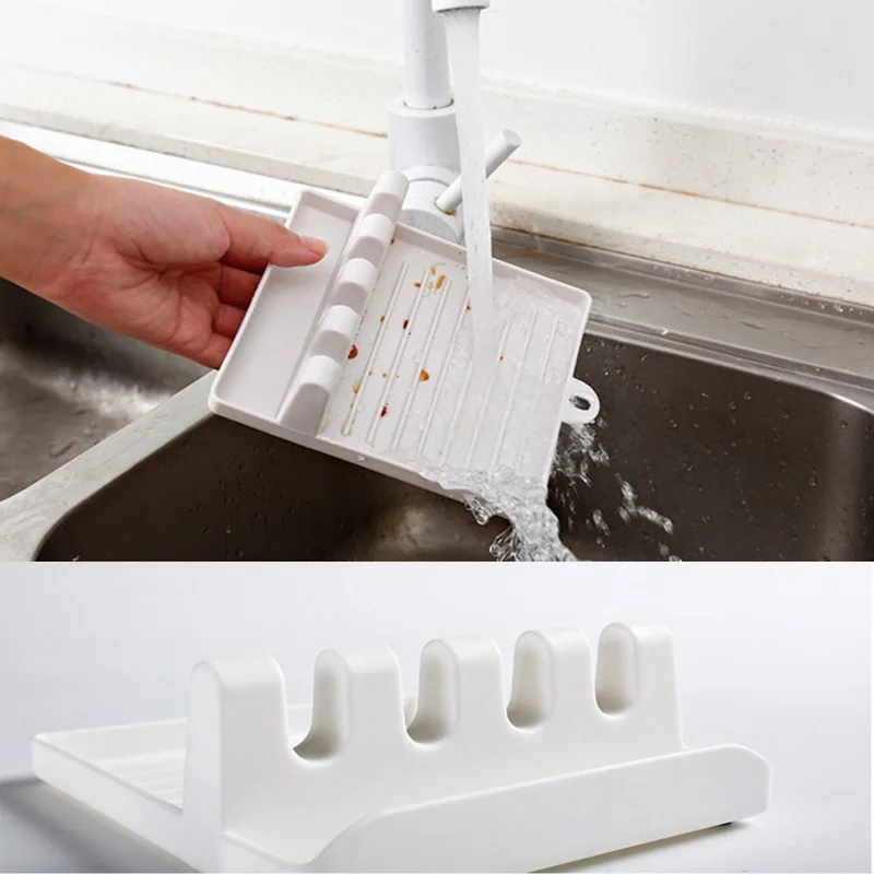 

1 Pcs Kitchen Accessories Cooking Tools Kitchen Spatula Spoon Rest Utensil Spatula Holder Kitchen Gadgets Tools Kitchen Organize